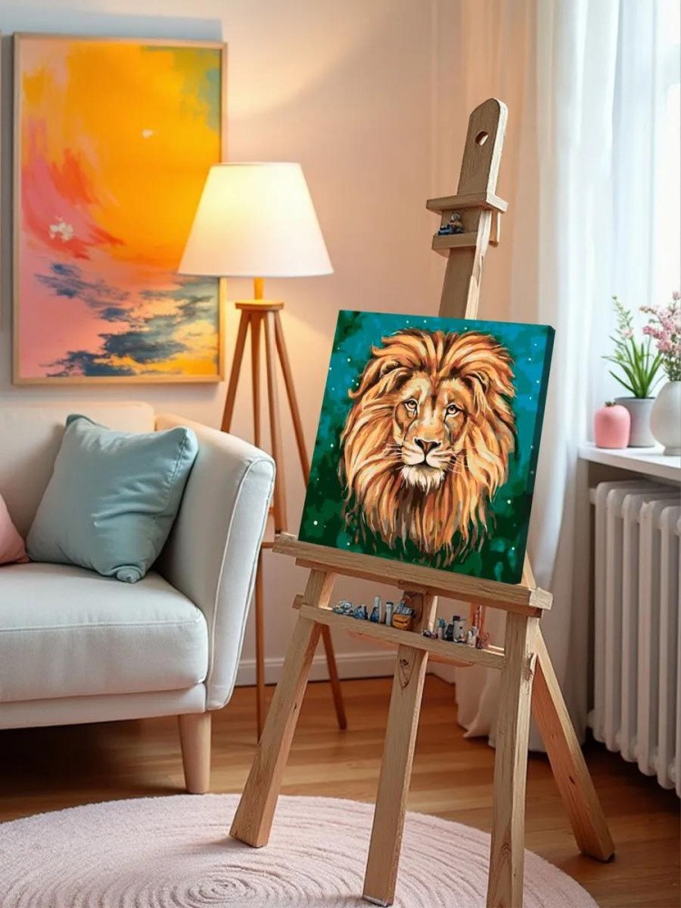 Картина по номерам «Царь зверей» — картинка 10