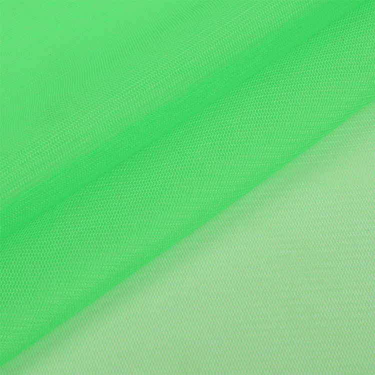 Сетка KRUZHEVO стрейч матовая, 10 м, ширина 150 см, 40 г/м², цвет: 60 неон салат — картинка 5