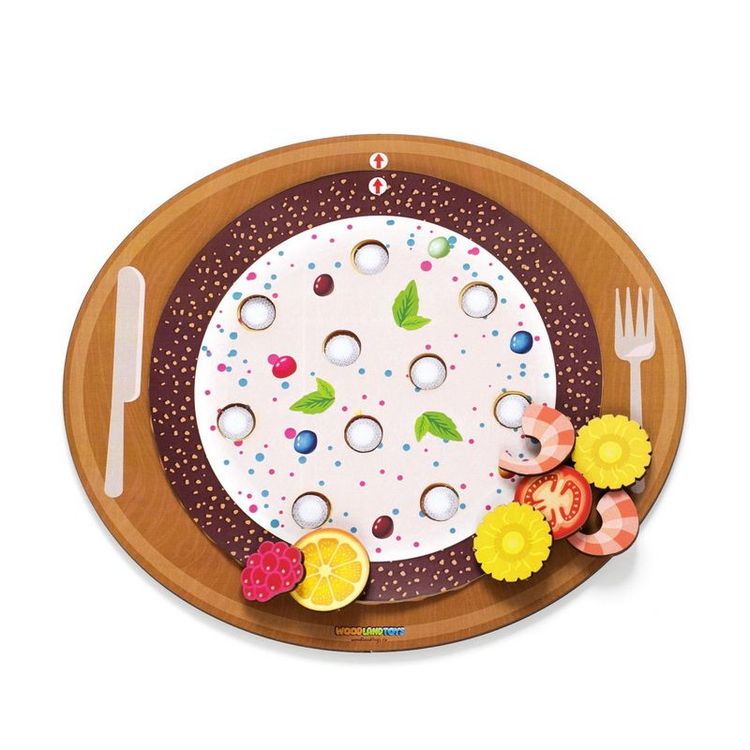 Развивающее пособие из дерева «Юный кондитер, Пицца-Пирог-Торт-1» — картинка 6