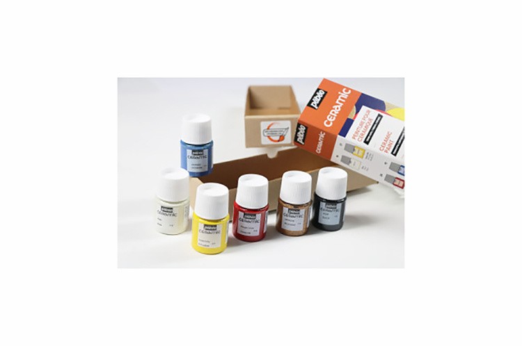 Набор красок Ceramic «Открытие» по керамике и металлу PEBEO, 6 цв., 20 мл — картинка 4