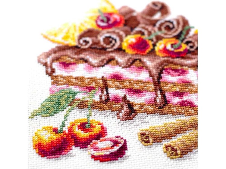 Набор для вышивания «Вишневый торт» — картинка 5