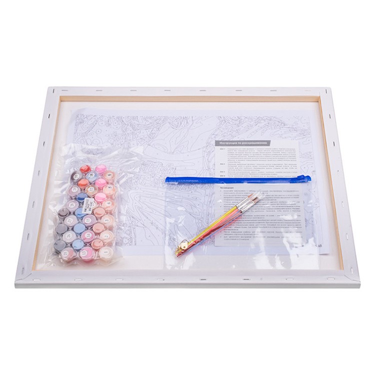 Картина по номерам «Альпийские луга» — картинка 3